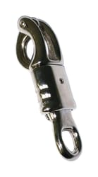 Baron 1/2 in. D X 4 in. L Nickel-Plated Iron Snap Hook 140 lb