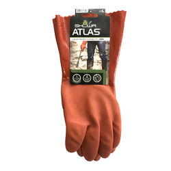 Showa Atlas Unisex Indoor/Outdoor Chemical Gloves Orange L 1 pair