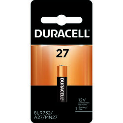 Duracell Alkaline 12-Volt 12 V Security Battery 27 1 pk