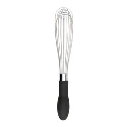 OXO Good Grips 2 in. W X 11 in. L Silver/Black Stainless Steel Whisk