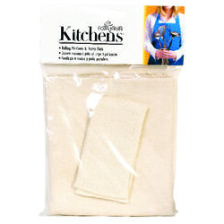 Fox Run Kitchens 23.5 in. L X 19.5 in. D Cotton Pastry Cloth and Rolling Pin Cover White