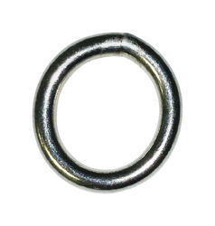 Baron Large Nickel Plated Silver Steel 1-1/2 in. L Ring 1 pk