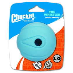 Chuckit! Whistler Blue Whistler Rubber Dog Toy Large 1