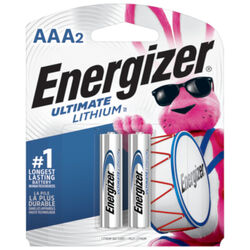 Energizer Ultimate Lithium AAA Camera Battery L92BP-2 2 pk