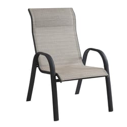 Living Accents Kensington Black Steel Stackable Chair