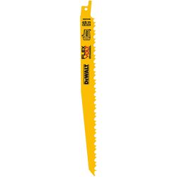 DeWalt FLEXVOLT 9 in. Bi-Metal Reciprocating Saw Blade 4/6 TPI 5 pk