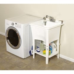 Zenith 24 in. W X 24 in. D Single Composite Laundry Tub