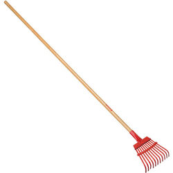 Corona 60.5 in. L X 8 in. W Steel Shrub Rake Wood Handle