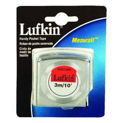 Lufkin 10 ft. L X 0.5 in. W Handy Pocket Tape Measure 1 pk