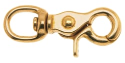 Campbell Chain 1/2 in. D X 2-1/2 in. L Polished Bronze Trigger Snap 40 lb