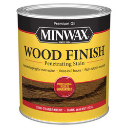 Minwax Wood Finish Semi-Transparent Dark Walnut Oil-Based Stain 1 qt