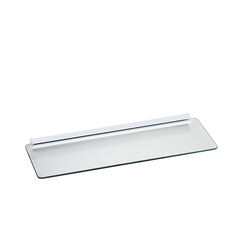 Knape & Vogt Clear/White Glass Shelf Kit