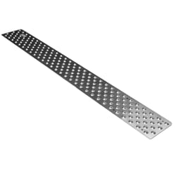 HandiTreads 3.75 in. W X 30 in. L Powder Coated Silver Aluminum Stair Tread