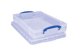 Really Useful Box 4-7/16 in. H X 14 in. W X 18 in. D Stackable Storage Box
