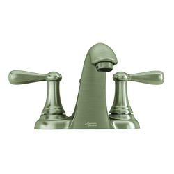American Standard Marquette Brushed Nickel Two Handle Lavatory Faucet 4 in.