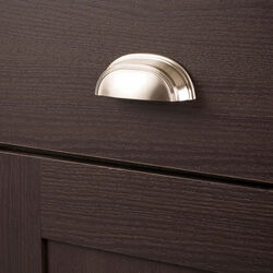 Hickory Hardware American Diner Modern Arch Cabinet Pull 3 in. Satin Nickel Silver 1 pk