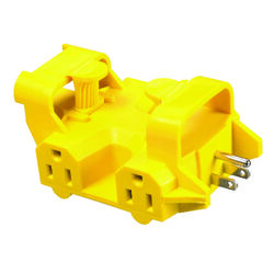 Yellow Jacket Grounded 5 outlets Adapter 1 pk