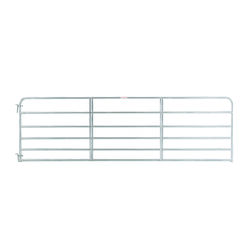 Tarter 50 in. H X 1.75 in. W 14 ft. Galvanized Steel Tube Gate