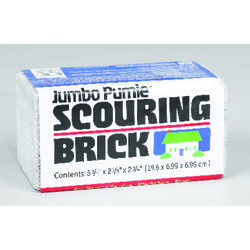 US Pumice Pumie Heavy Duty Scouring Brick For Multi-Purpose 6 in. L 1 pk
