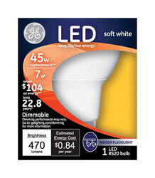 GE acre R20 E26 (Medium) LED Bulb Soft White 45 Watt Equivalence 1 pk