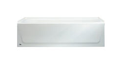 Bootz 14.25 in. H X 30 in. W X 60 in. L White Bathtub