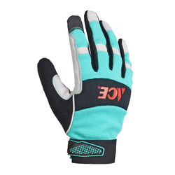 Ace Women's Indoor/Outdoor General Purpose Work Gloves Black/Green L 1