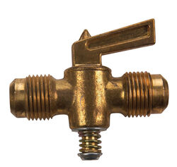 JMF Anderson MPT T Brass Ground Plug Valve