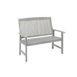 Jack Post Park Bench Wood 40.25 in. H X 28.75 in. L X 47.25 in. D