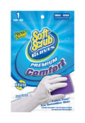 Soft Scrub Vinyl Cleaning Gloves S White 1 pk