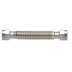 Brasscraft ProCoat 3/4 in. FIP T X 3/4 in. D FIP 15 in. Corrugated Stainless Steel Connector