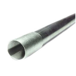 Merfish Pipe & Supply 1-1/2 in. D X 21 ft. L Galvanized Pipe