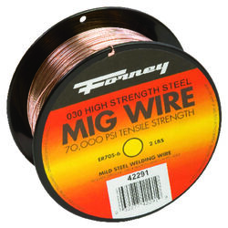 Forney ER70S-6 0.03 in. Mild Steel MIG Welding Wire 70000 psi 2 lb