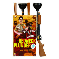 Kid Toyz Redneck Shotgun Toilet Plunger 32 in. L X 5-3/4 in. D