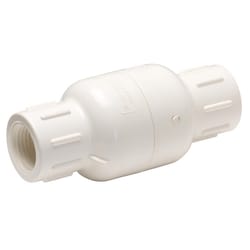 Homewerks Worldwide 1-1/2 in. D X 1-1/2 in. D PVC Spring Loaded Check Valve