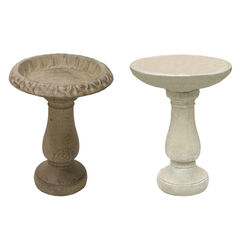 Athens Stonecasting Assorted Concrete 23 in. Bird Bath
