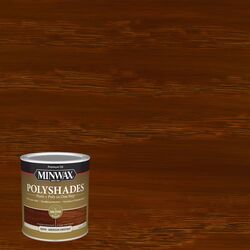 Minwax PolyShades Semi-Transparent Satin American Chestnut Oil-Based Polyurethane Stain 1 qt