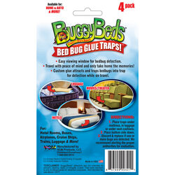 Buggy Beds Travel Glue Trap 4 pk