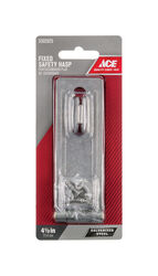 Ace Galvanized Steel 4-1/2 in. L Fixed Staple Safety Hasp