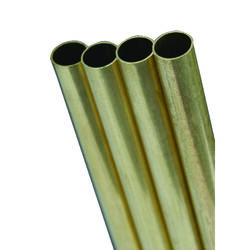 K&S 13/32 in. D X 36 in. L Round Brass Tube 4 pk