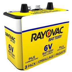 Rayovac Zinc Carbon 6-Volt Lantern Battery 2 pk