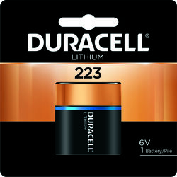 Duracell Lithium 223 6 V Camera Battery DL223ABPK 1 pk