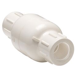 Homewerks Worldwide 1-1/4 in. D X 1-1/4 in. D PVC Spring Loaded Check Valve