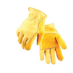 Golden Stag XL Cowhide Leather Iron Fencer Gold Gloves