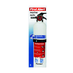 First Alert 2-3/4 lb Fire Extinguisher For Auto/Marine OSHA/US Coast Guard Agency Approval