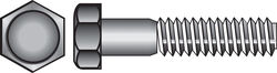 Hillman 3/8-16 in. D X 4 in. L Steel Hex Head Cap Screw 25 pk