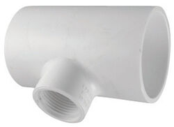 Charlotte Pipe Schedule 40 1-1/2 in. Slip T X 1/2 in. D Slip PVC Reducing Tee