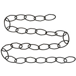 National Hardware Black Steel 36 in. H Extender Chain 1 pk