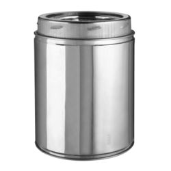 Selkirk 6 in. D X 12 in. L Stainless Steel Chimney Pipe