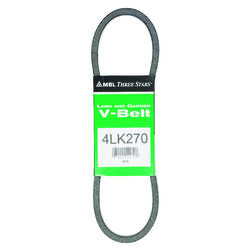 Mitsuboshi Super KB 4LK270 V-Belt 0.5 in. W X 27 in. L For Riding Mowers