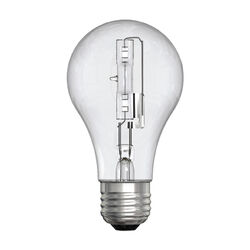 GE 43 W A19 A-Line Halogen Bulb 750 lm Bright White 2 pk
